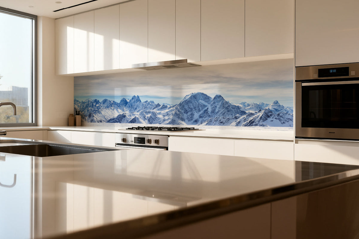 Küchenrückwand Panorama Winterberge