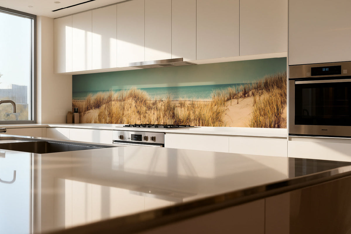 Küchenrückwand Strand und Dünen