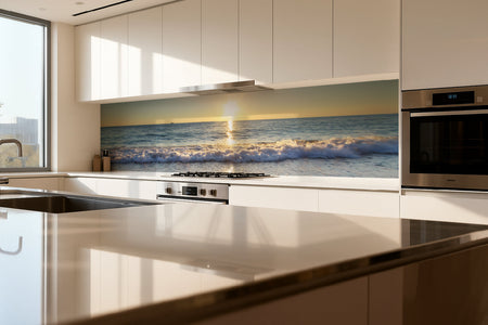Küchenrückwand Strand und Meerblick