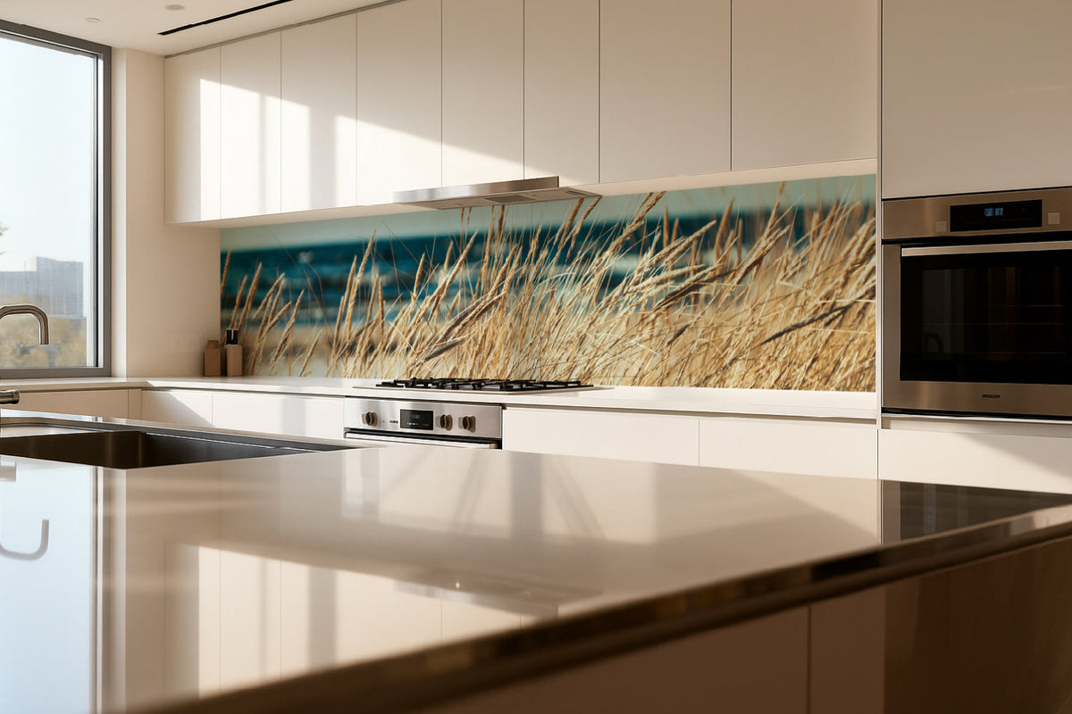 Küchenrückwand Dünengras am Meer
