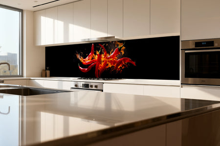 Küchenrückwand Feurige Chili