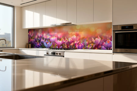 Küchenrückwand Frühlingsblumen