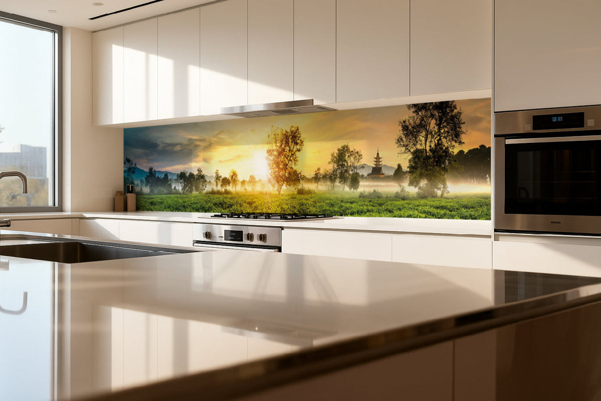 Küchenrückwand Sonnenaufgang