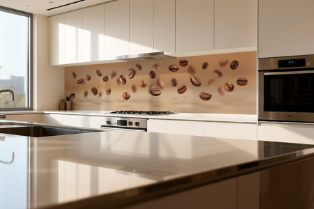 Küchenrückwand Kaffeebohnen Design