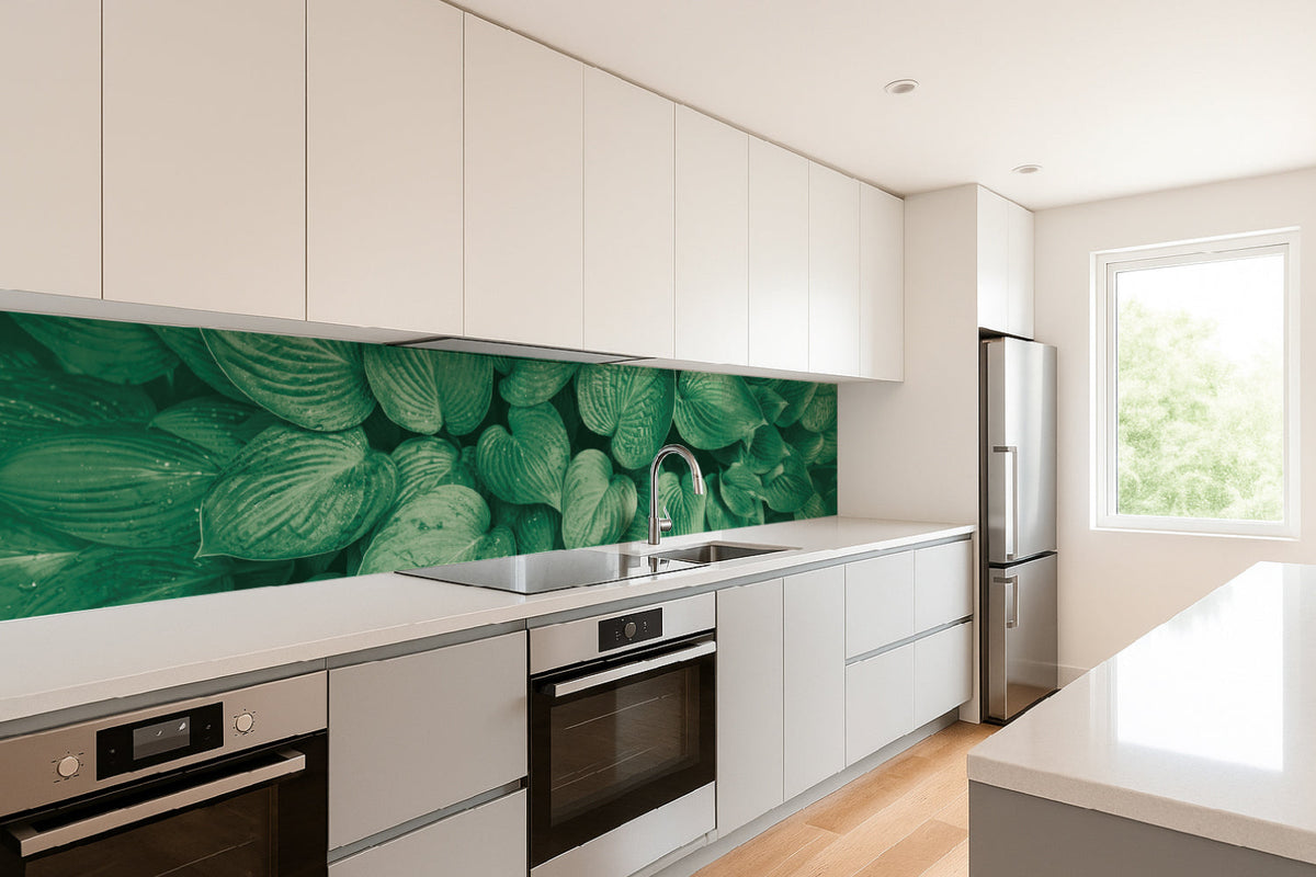 Küchenrückwand Grüne Blätter