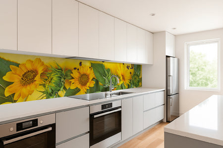 Küchenrückwand Sonnenblumen