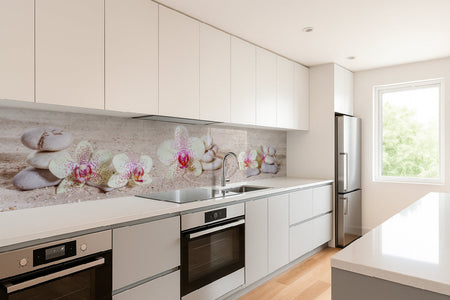 Küchenrückwand Wellness Orchideen