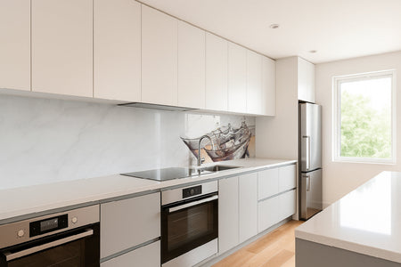 Küchenrückwand Sektgläser