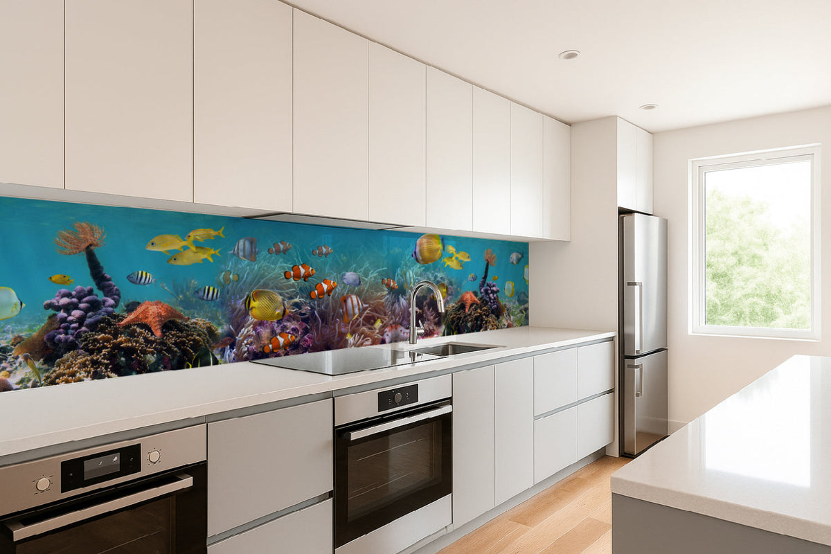 Küchenrückwand Korallenriff