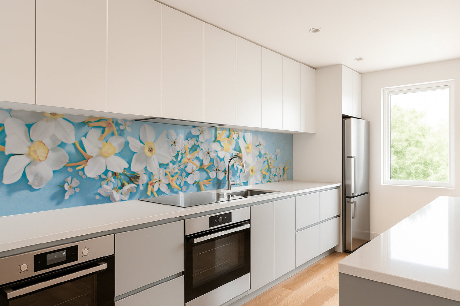 Küchenrückwand Narzissen & Blüten