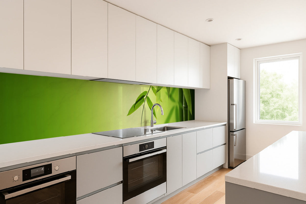 Küchenrückwand Zen Bambus