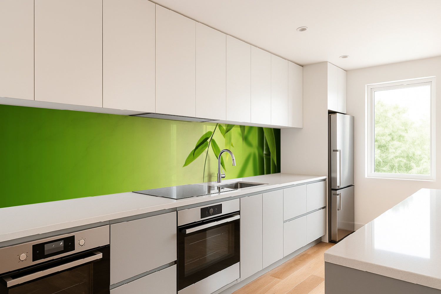 Küchenrückwand Zen Bambus