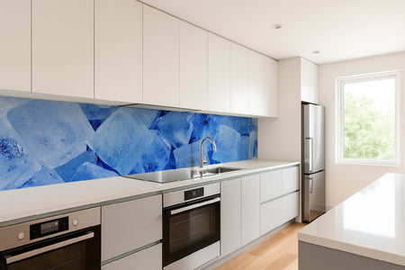 Küchenrückwand Eiswürfel