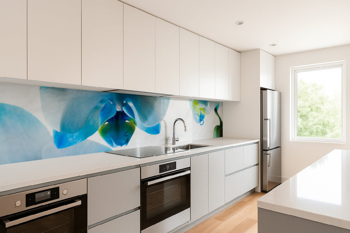 Küchenrückwand Orchideenlicht