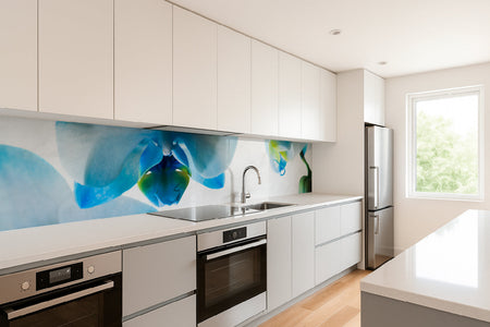 Küchenrückwand Orchideenlicht