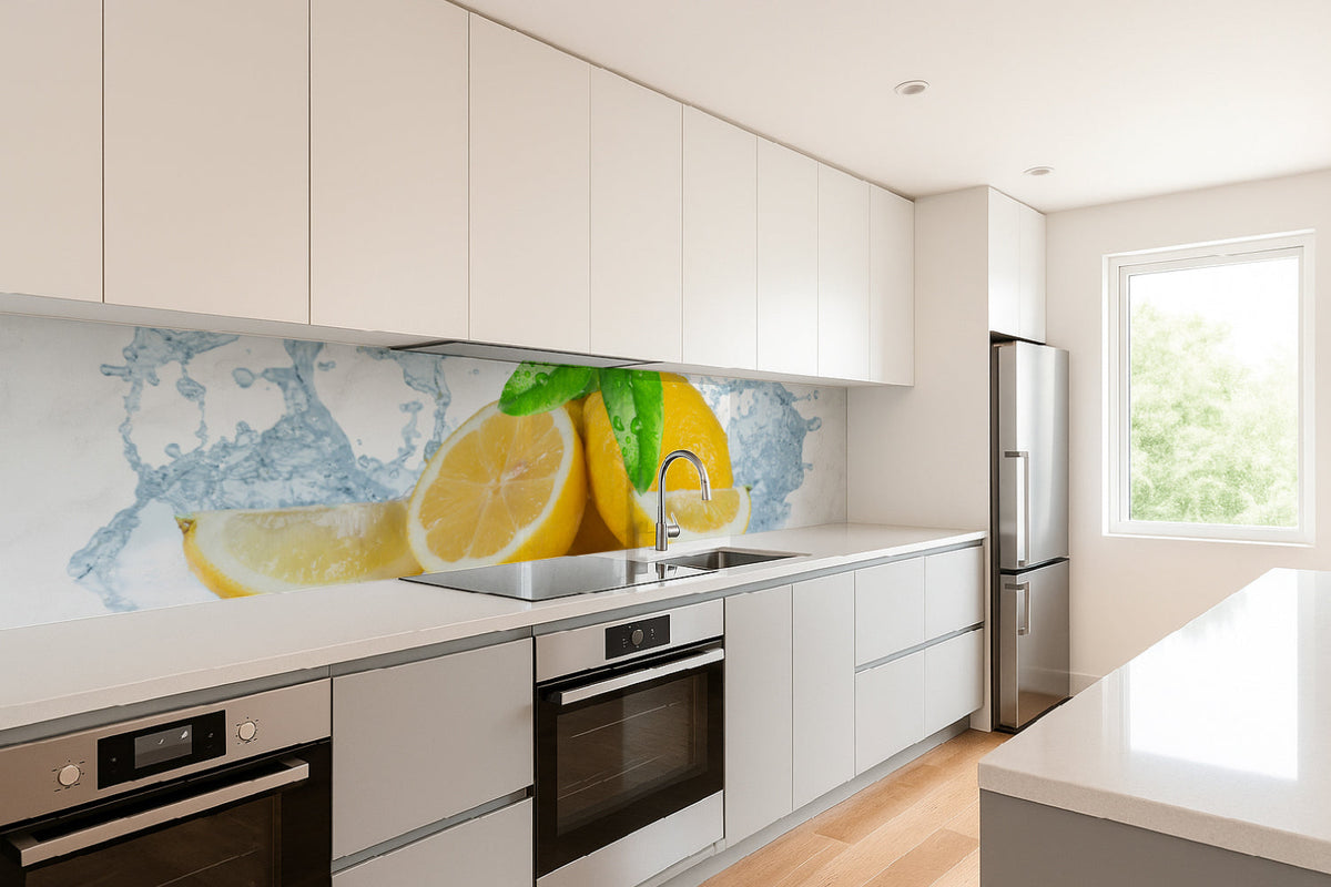 Küchenrückwand Frische Zitrone