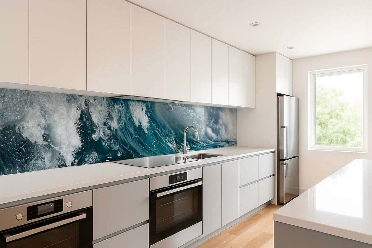 Küchenrückwand Meereswelle