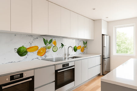 Küchenrückwand Zitrus Splash