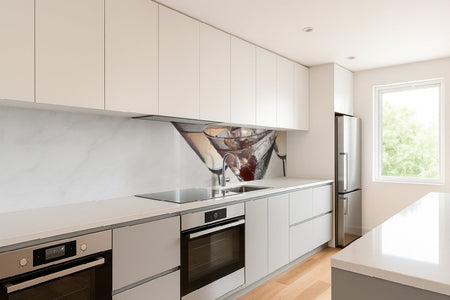 Küchenrückwand mit Cocktailmotiv