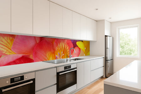 Küchenrückwand Blumen Design