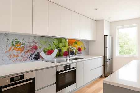 Küchenrückwand Früchte Splash