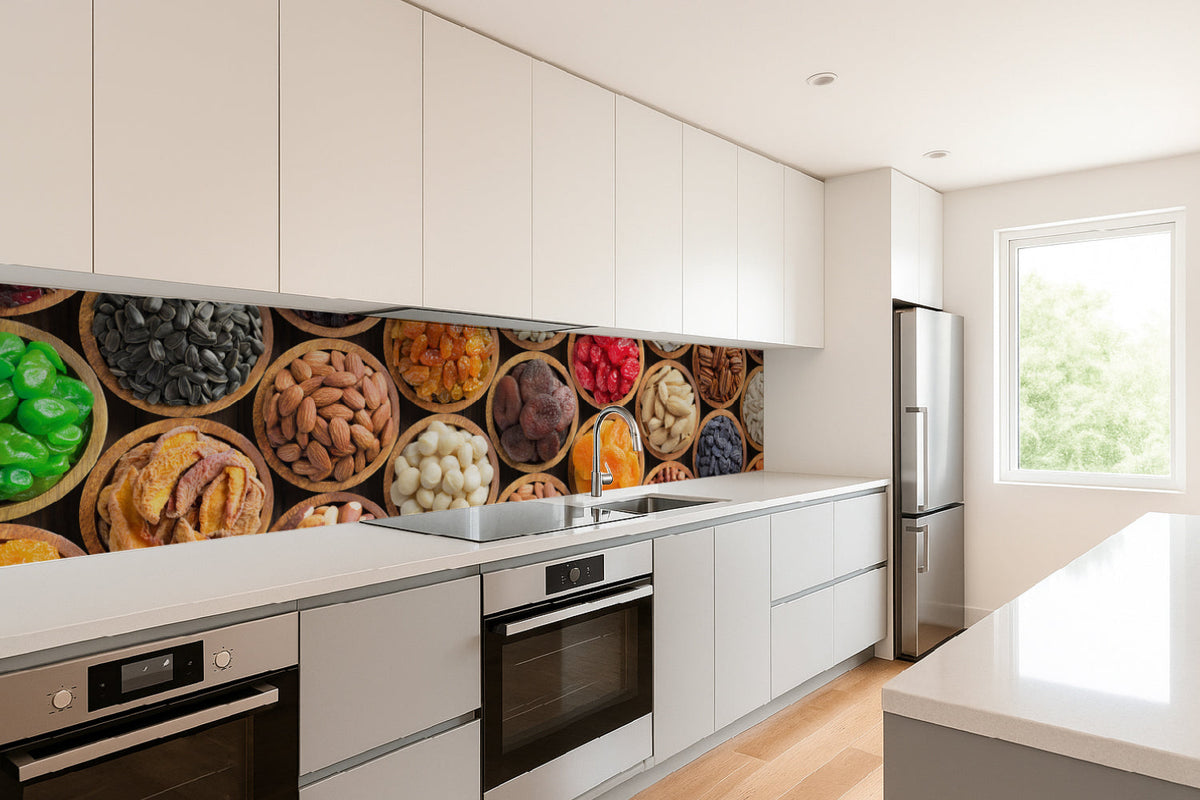Küchenrückwand Nüsse & Trockenfrüchte