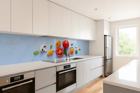 Küchenrückwand Tomaten & Paprika