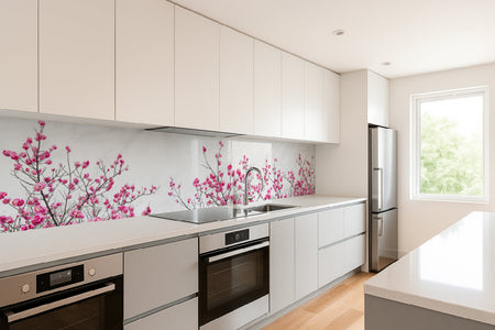 Küchenrückwand Blütenmotiv