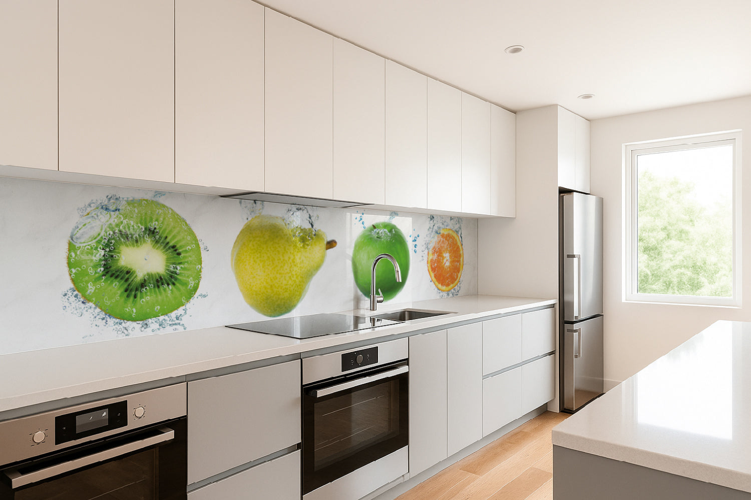 Küchenrückwand Früchte Splash
