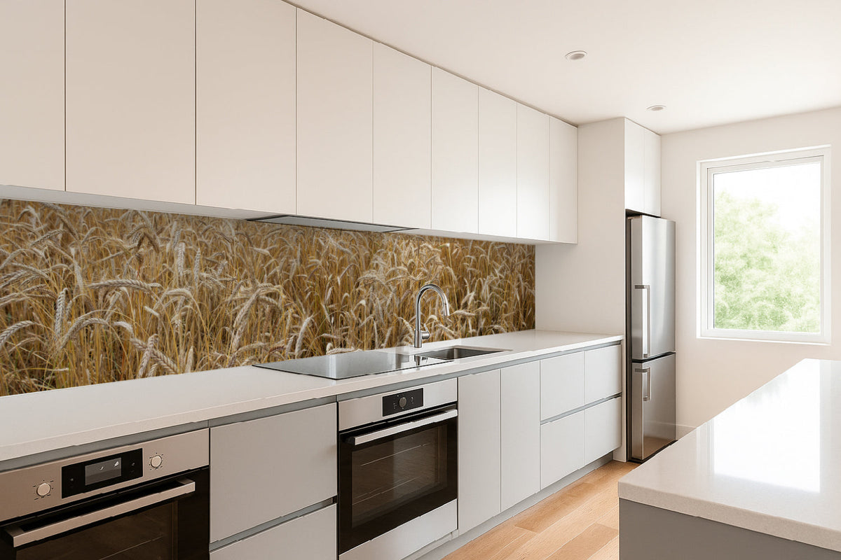 Küchenrückwand Weizenfeld Natur