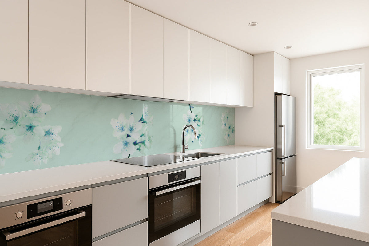 Küchenrückwand Frühlingsblüten Elegant