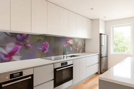 Küchenrückwand Magnolien