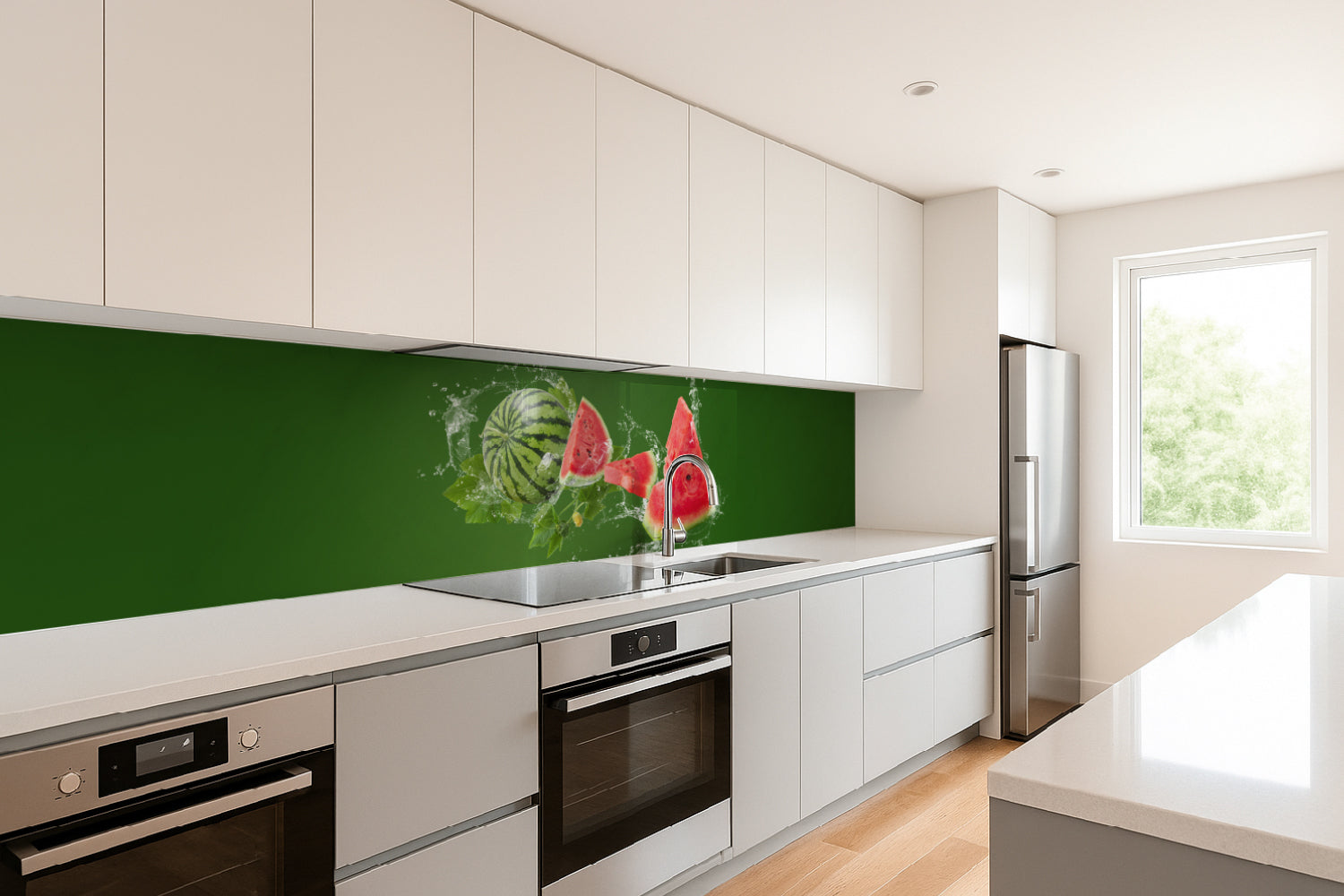 Küchenrückwand Wassermelone Splash