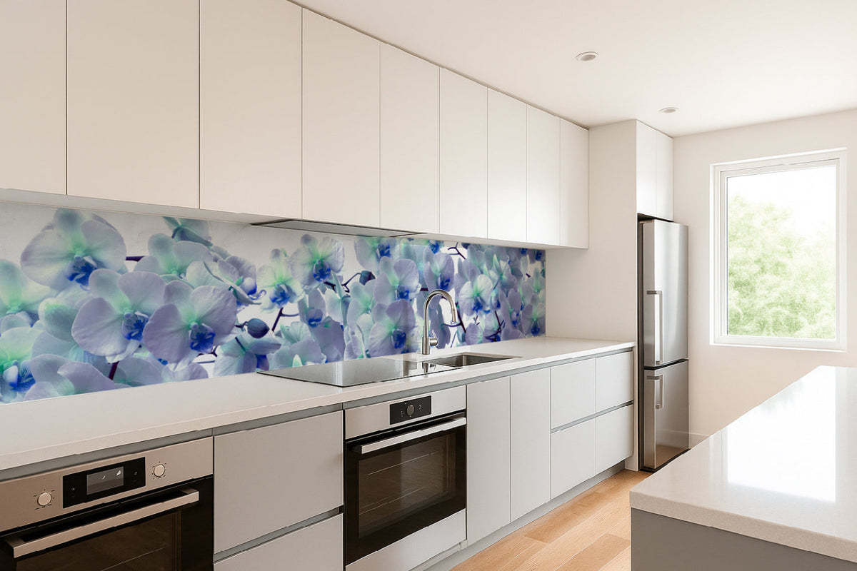 Küchenrückwand Orchideen