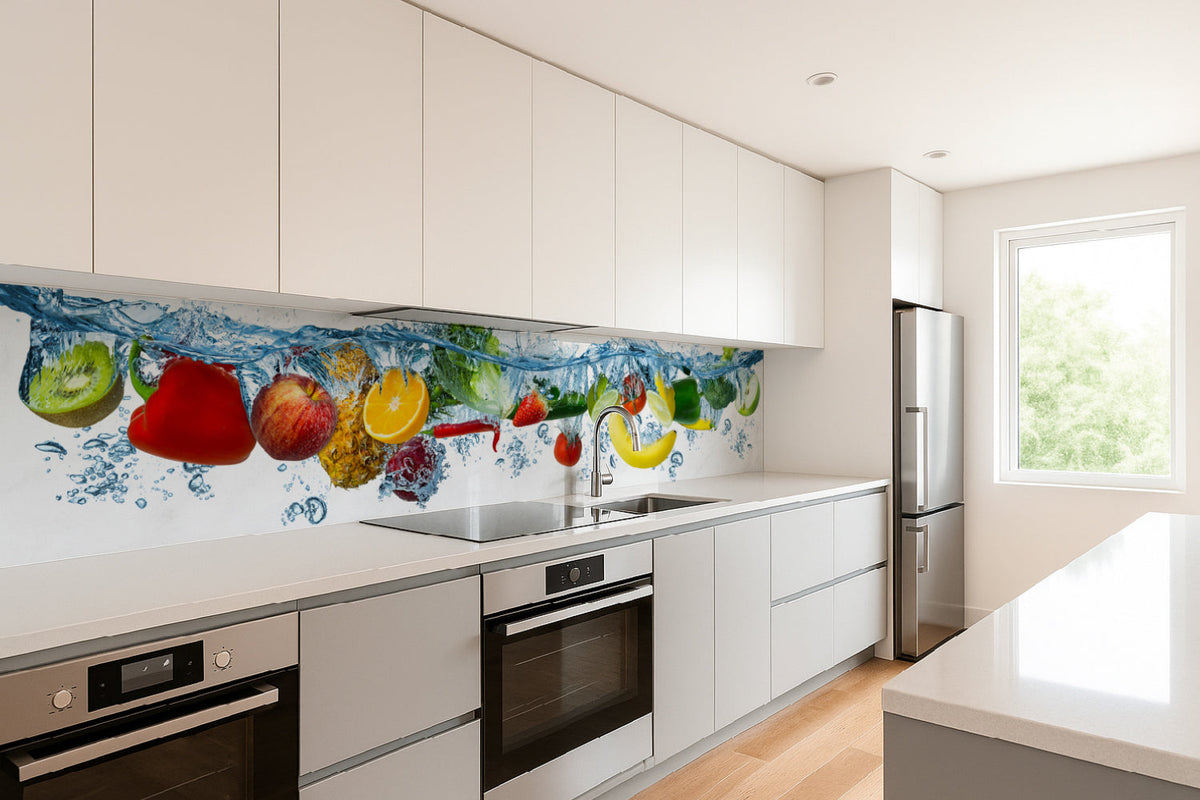 Küchenrückwand Obst & Gemüse Splash