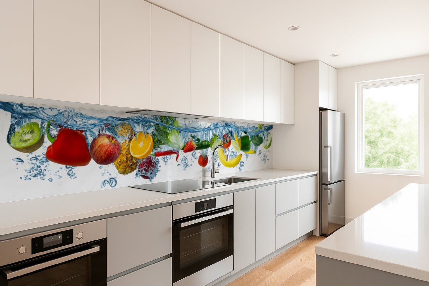 Küchenrückwand Obst & Gemüse Splash