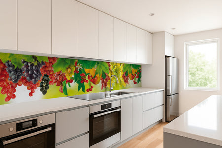 Küchenrückwand Früchte & Trauben Bunt