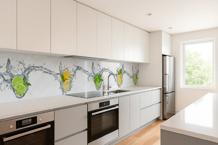 Küchenrückwand Zitrone & Limette