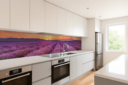 Küchenrückwand Lavendelfeld Provence