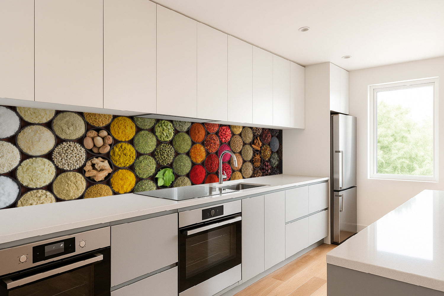 Küchenrückwand Exotische Gewürzmischung