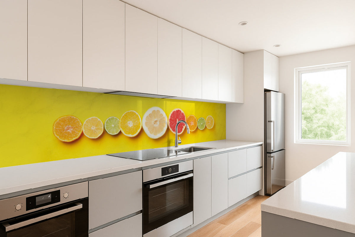 Küchenrückwand Frische Zitrone & Orange