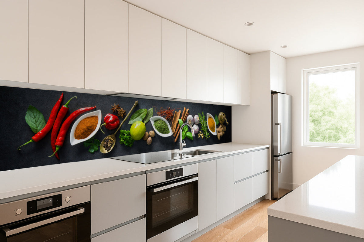 Küchenrückwand Gewürze & Kräuter