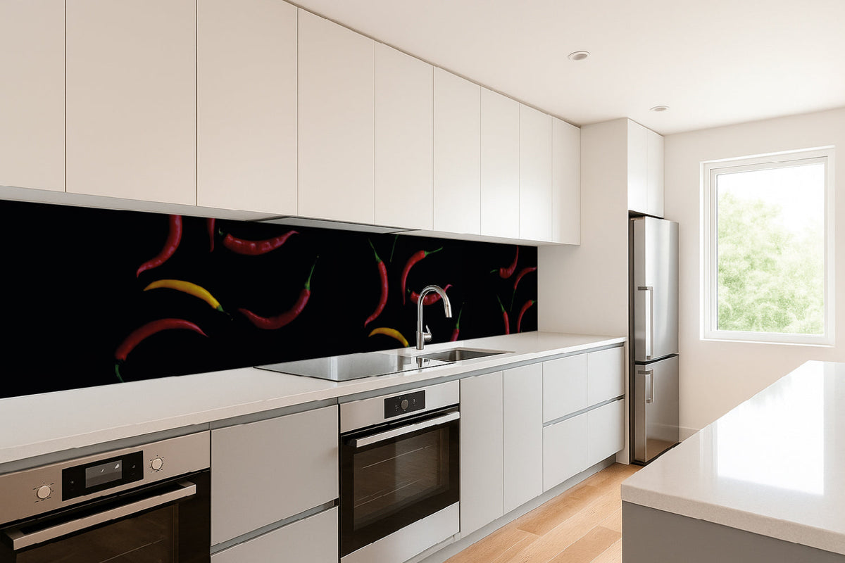 Küchenrückwand Chili Design
