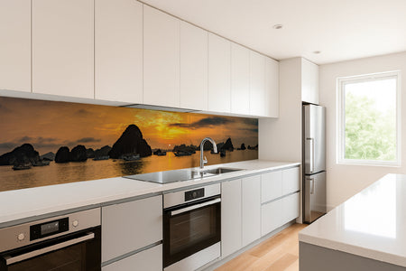 Küchenrückwand Meereslandschaft Sunset