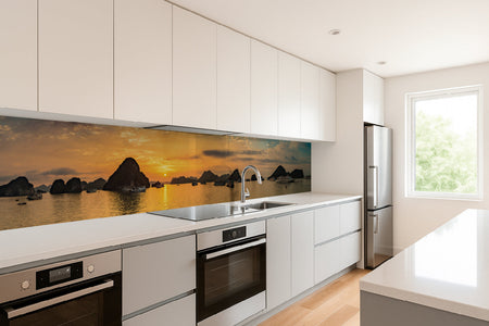 Küchenrückwand Sonnenuntergang