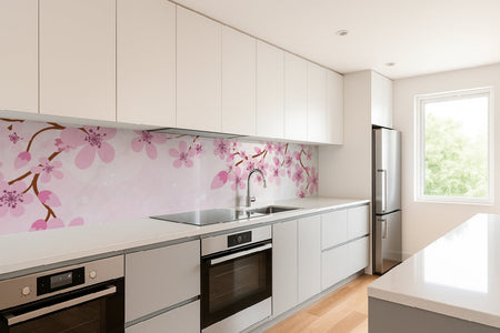 Küchenrückwand Frühlingsblüten