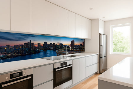 Küchenrückwand Urban Sunset