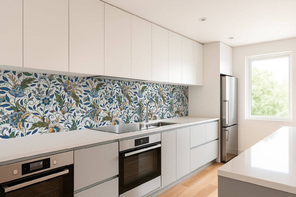 Küchenrückwand Florales Ornament