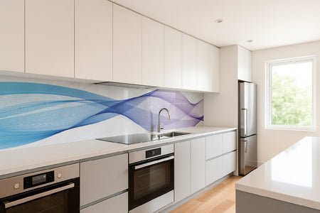 Küchenrückwand Linien Design