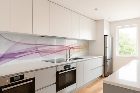 Küchenrückwand Elegant Pastellfarben